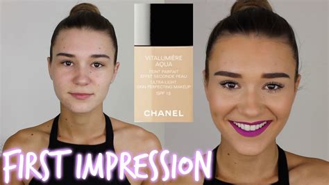 chanel vitalumiere aqua foundation before and after|Chanel vitalumiere aqua discontinued.